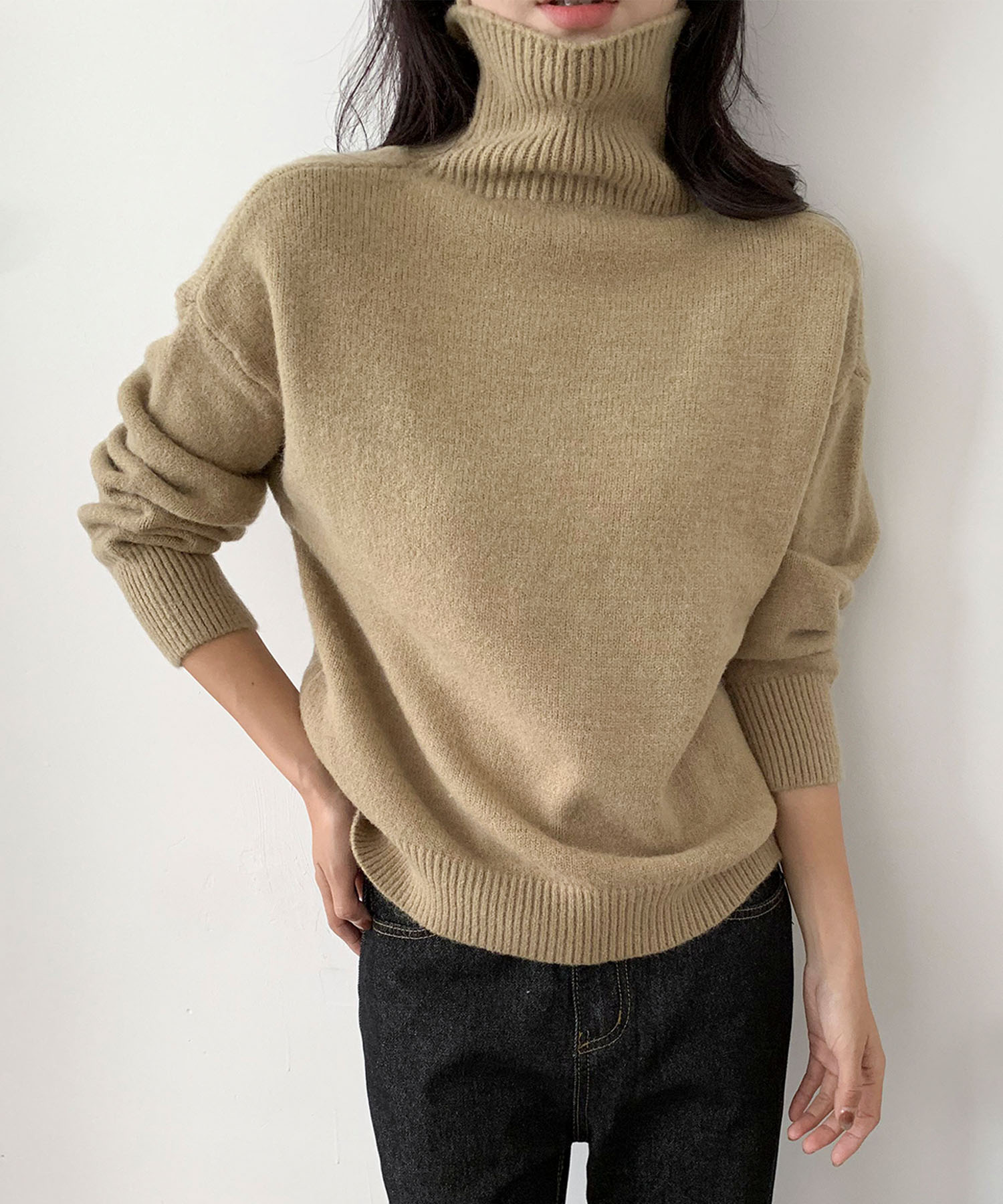 楽天市場】【2025AW】ベーシックタートルネックニットプルオーバー