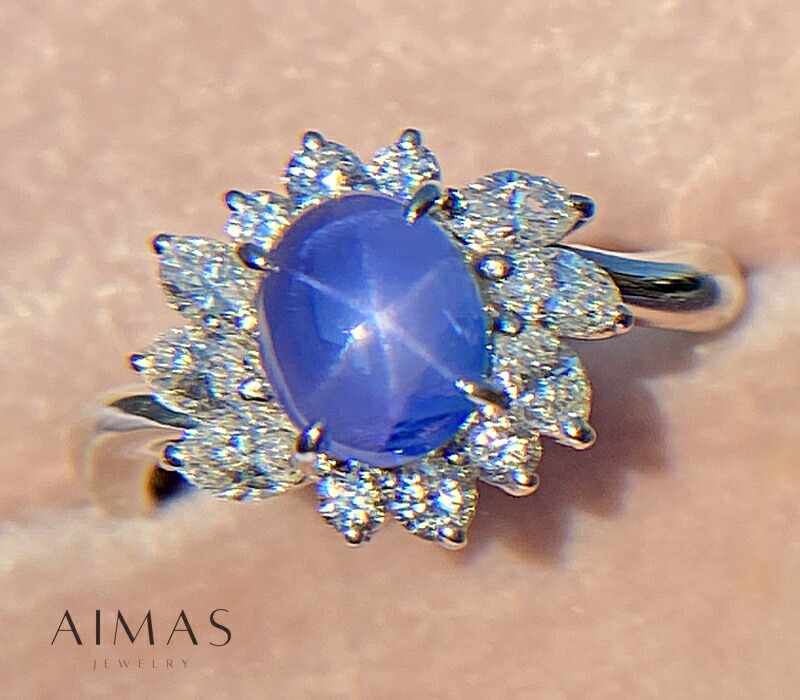 楽天市場】非加熱ブルースターサファイア 1.62ct ダイヤモンド 0.54ct