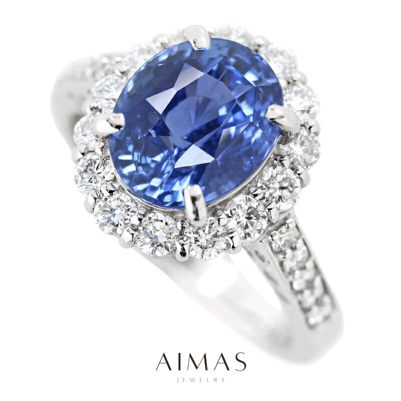 楽天市場】スリランカ産非加熱コーンフラワーブルーサファイア 4.11ct