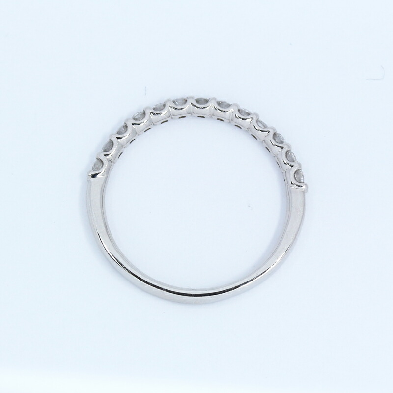 楽天市場】ダイヤモンド 0.3ct ハーフエタニティリング 12号 PT900