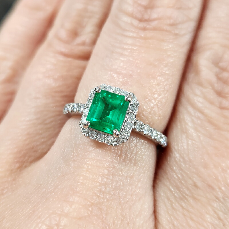 楽天市場】【ｾｰﾙ】エメラルド 1.15ct リング 12号 PT900 プラチナ 指輪