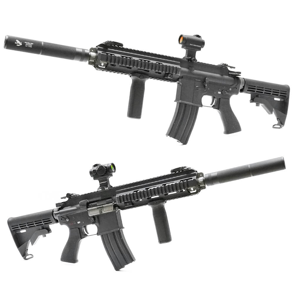 楽天市場】【 CYMA 製】 14mm逆ネジ対応 サイレンサー ロング NAVY