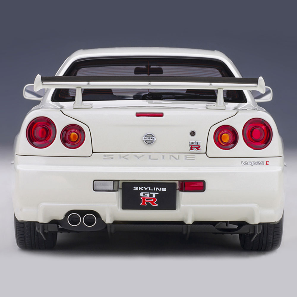 楽天市場】ミニカー 1/18 日産 スカイライン GT-R R34 Vスペック II