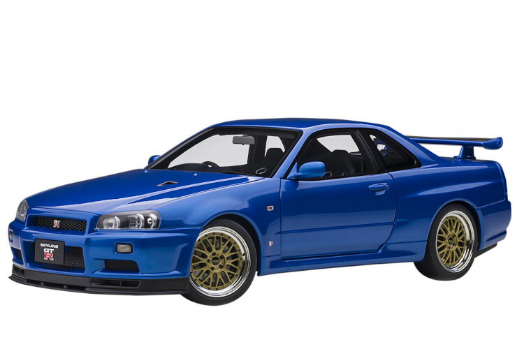 楽天市場】オートアート 1/18 日産 スカイライン GT-R (R34) Vスペック