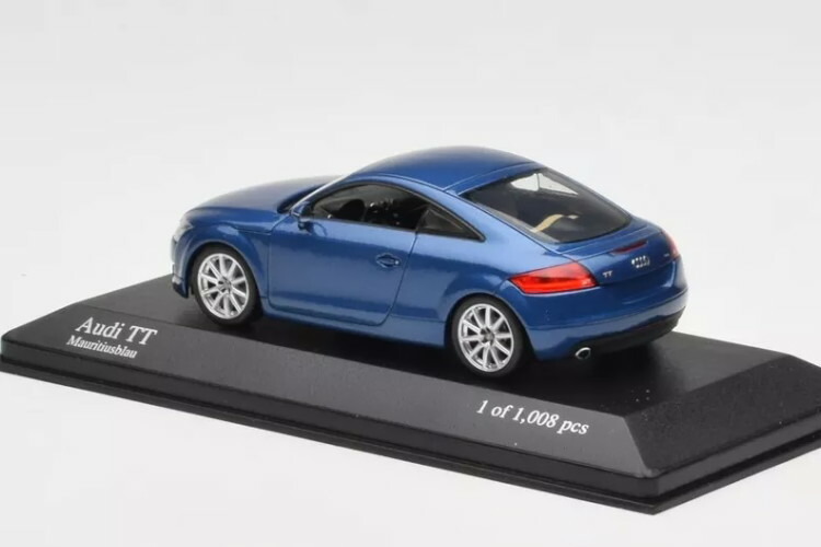 楽天市場】ミニチャンプス 1/43 アウディ TT 2006 モーリシャスブルー