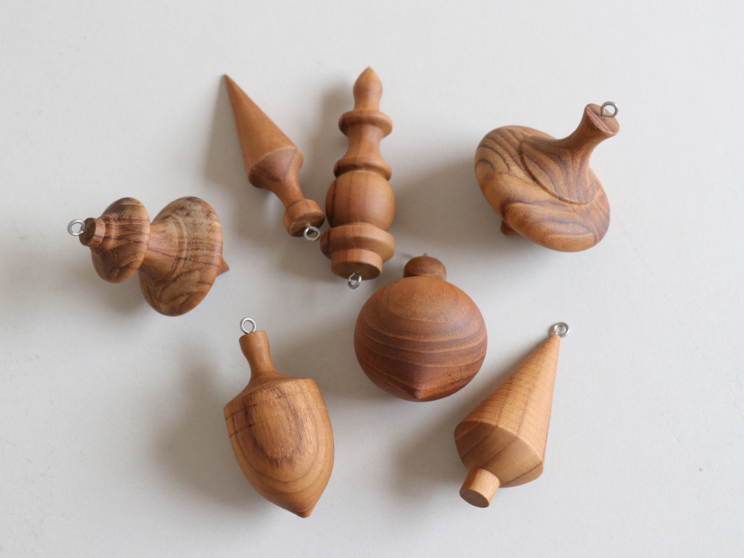 楽天市場】ウッド オーナメント 7個セット チーク材 ハンギング