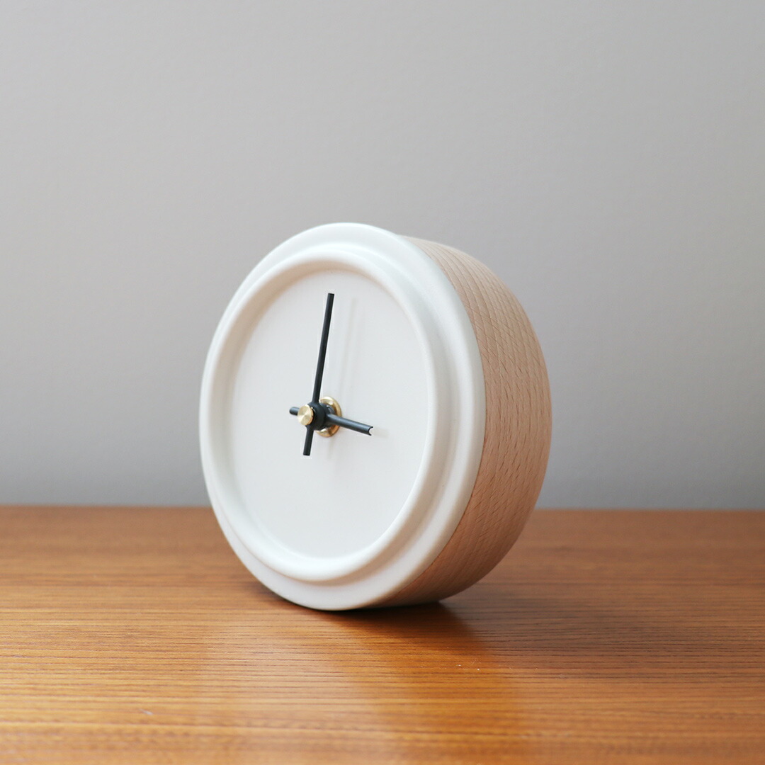 楽天市場】SUGY Baum 2WAY 置き掛け時計 陶磁器 天然木 シンプル