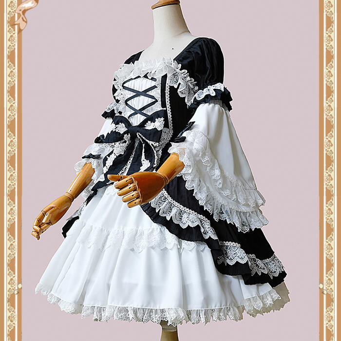楽天市場】ロリータファッション ドール感 ワンピース ドレス 半袖