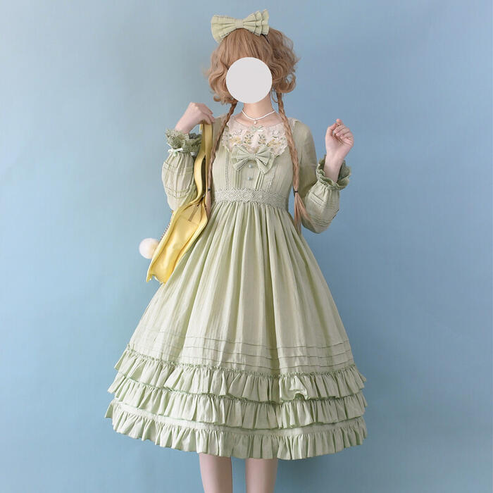 楽天市場】新作 ワンピース ゴスロリ クラロリ 春夏秋 長袖 半袖