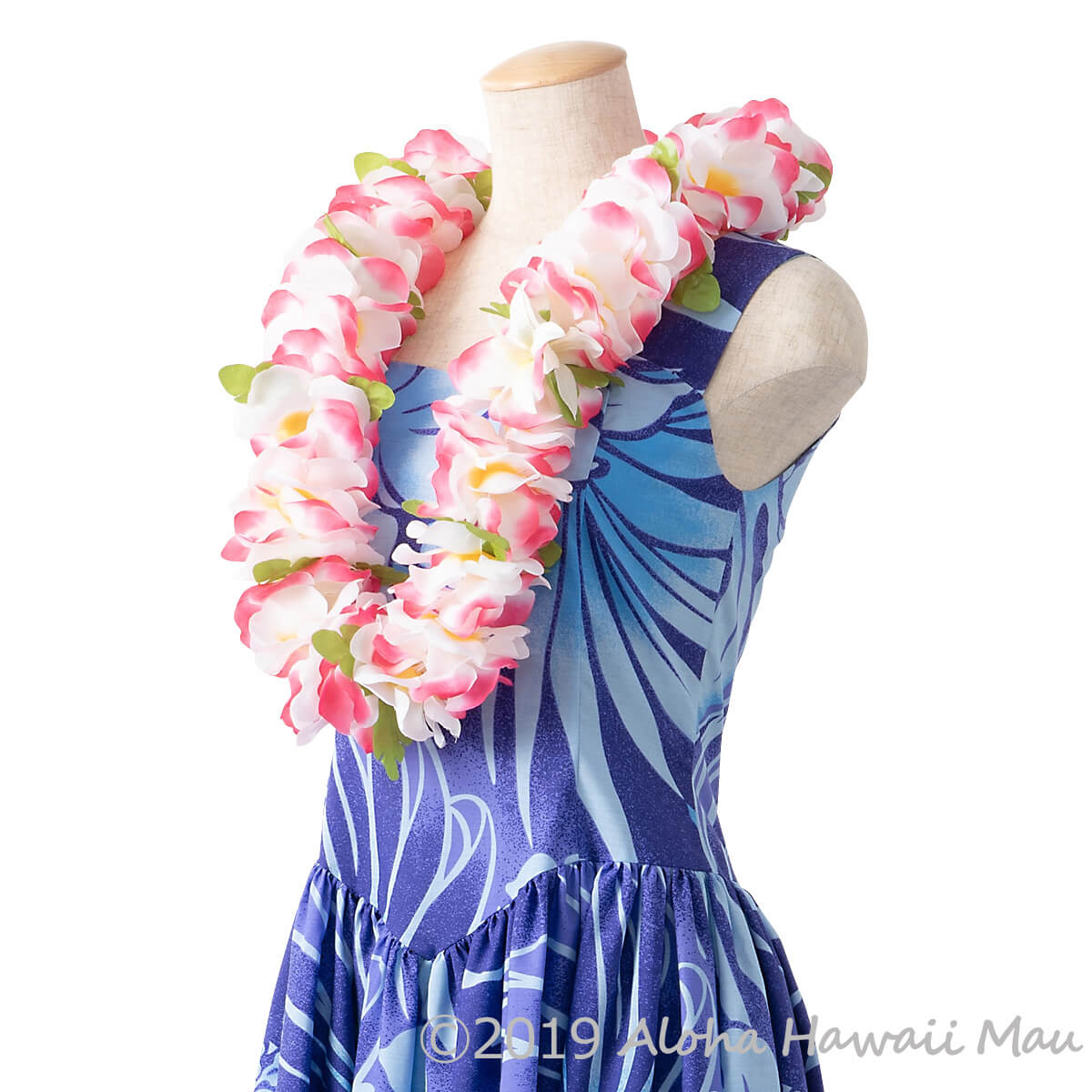 楽天市場】フラダンス レイ 花の首飾り フラワーレイ ピンク/ホワイト