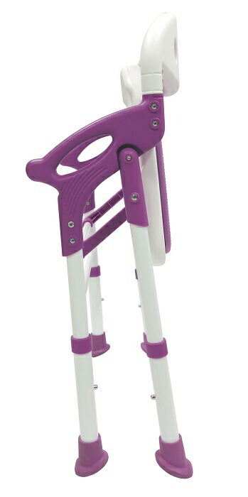 楽天市場】島製作所 折りたたみシャワーチェアー 楽湯 7550ST パープル