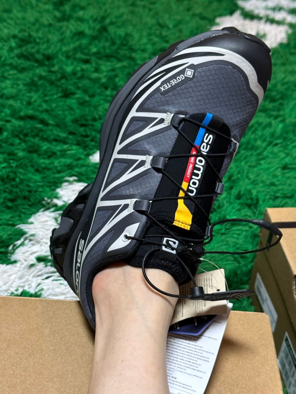 楽天市場】日本未入荷 Salomon サロモン XT-6 ゴアテックス ブラック