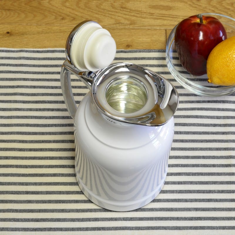 楽天市場】アルフィ オパールホワイト漆塗り魔法瓶 1.0L Alfi Opal