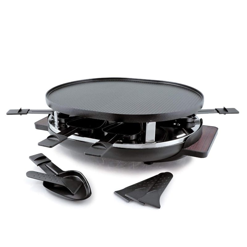 楽天市場】スイスマー ラクレットグリル 8人用 マホガニー オーバル