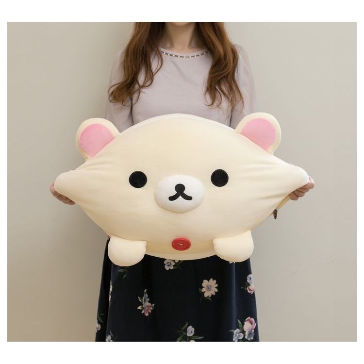 楽天市場】リラックマ スーパーもーちもち大福クッション M