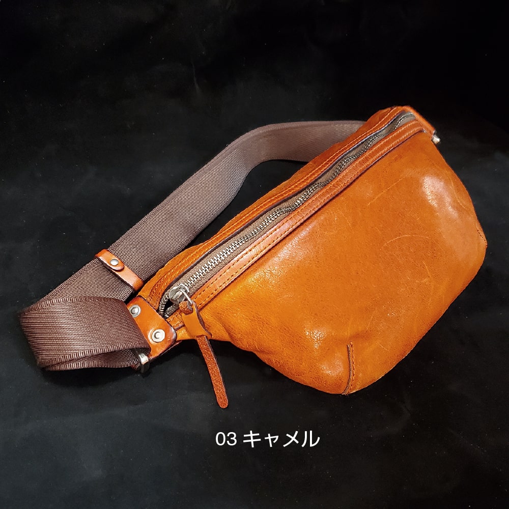 楽天市場】輸入品です。 送料無料 本革ボディバック ALZUN アルズニ