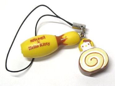 楽天市場】キティ ラウンドワン ストラップ ロールケーキ : amax