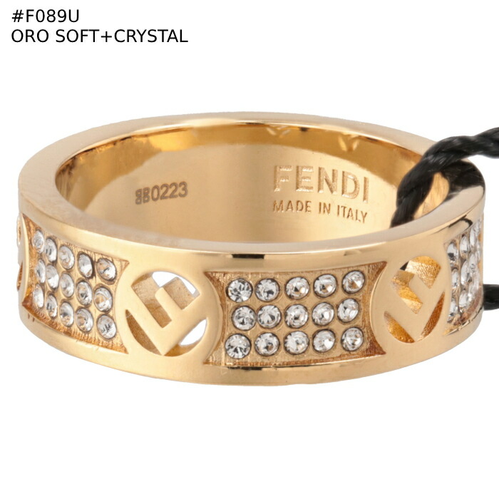 楽天市場】フェンディ FENDI リング F IS FENDI 指輪 クリスタル エフ