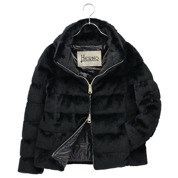 楽天市場】ヘルノ HERNO ダウン レディース エコファー ショート