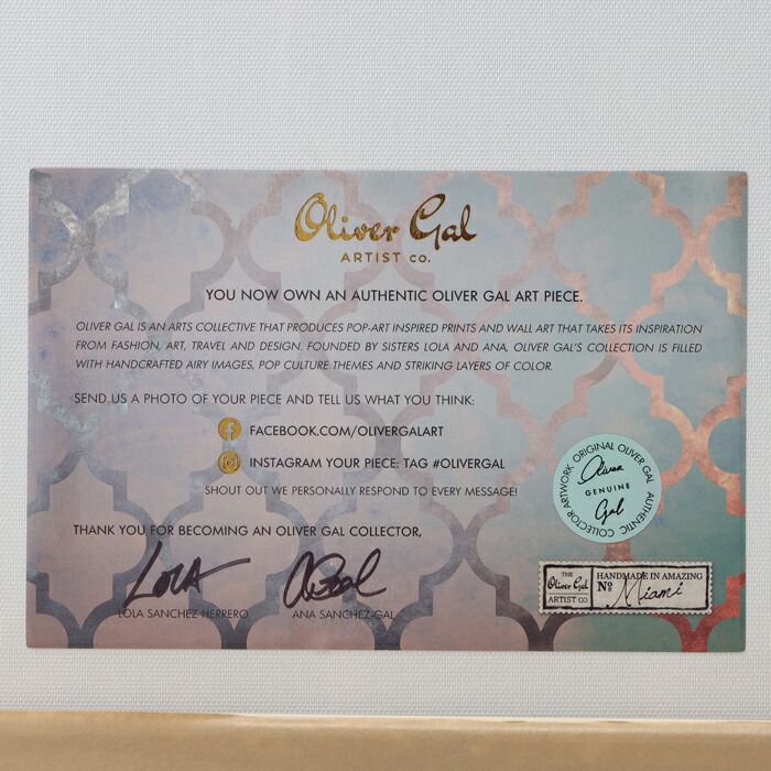 楽天市場】オリバーガル OLIVER GAL アートボード ORDER OF RED 壁掛け