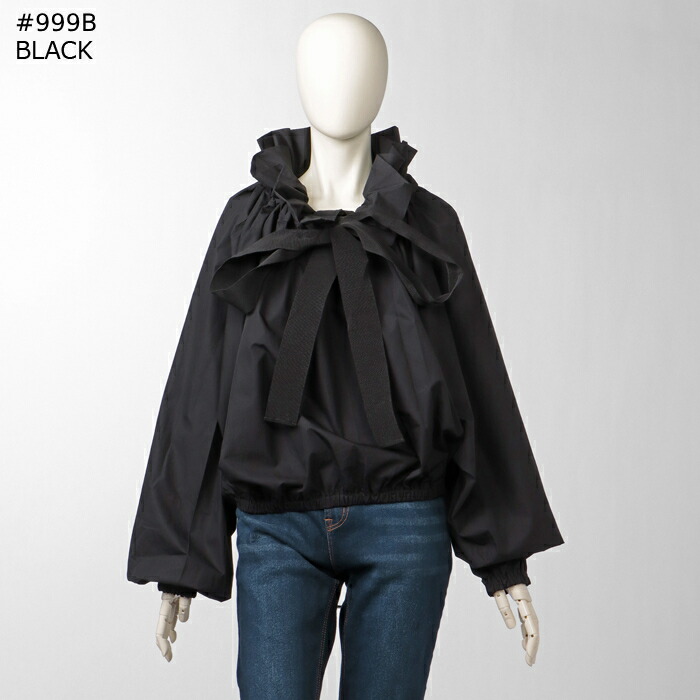 楽天市場】パトゥ PATOU ブラウス パフスリーブ グログランリボン