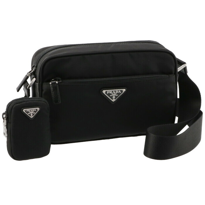 楽天市場】プラダ PRADA ナイロン ショルダーバッグ Re-Nylon ブラック