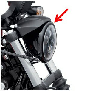 楽天市場】67700116ヘッドライト・トリムリンググロスブラック5-3/4