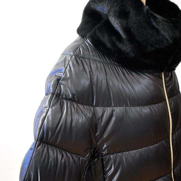 楽天市場】ヘルノ（HERNO）フェイクファー コンビダウン(hn007