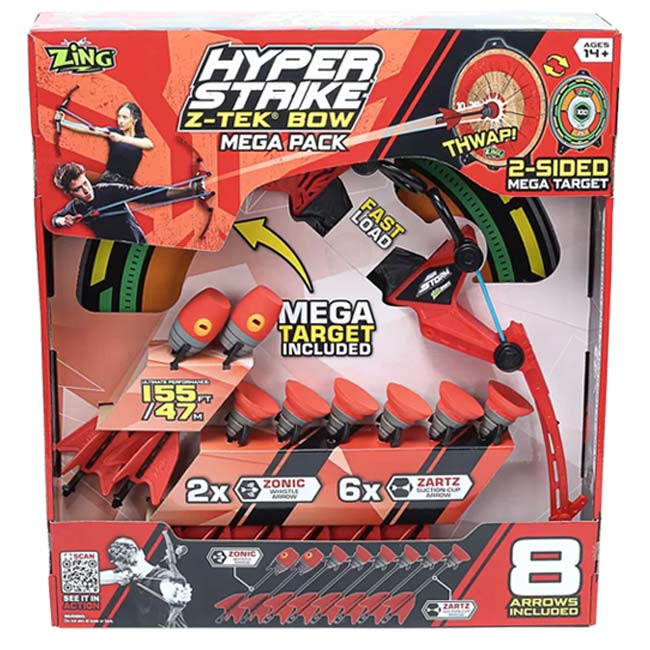楽天市場】ジング(ZiNG) ハイパーストライク Z-TEK BOW メガパック
