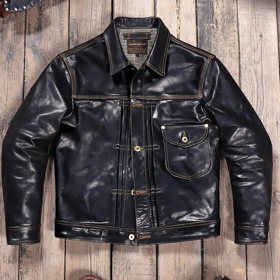 楽天市場】革ジャン 本革 牛革 カーフスキンメンズ/レザージャケットG