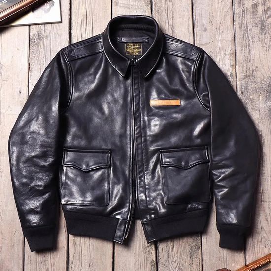 楽天市場】本革 レザージャケットメンズ 革ジャン A-2 フライト