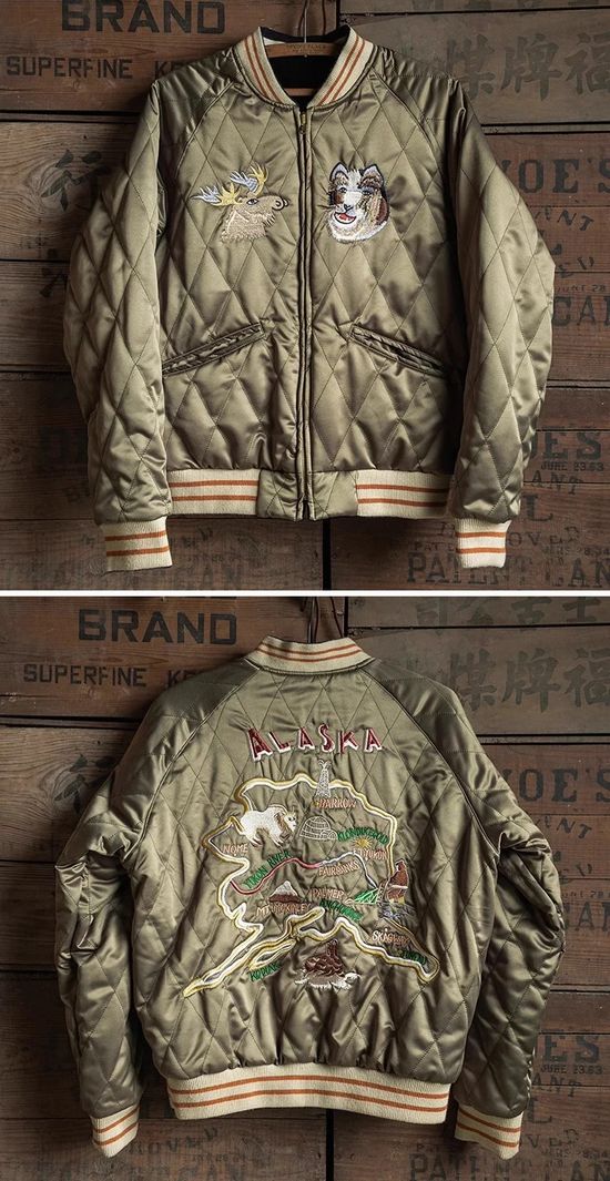 楽天市場】メンズ スカジャン スーベニアジャケット1950年代復刻