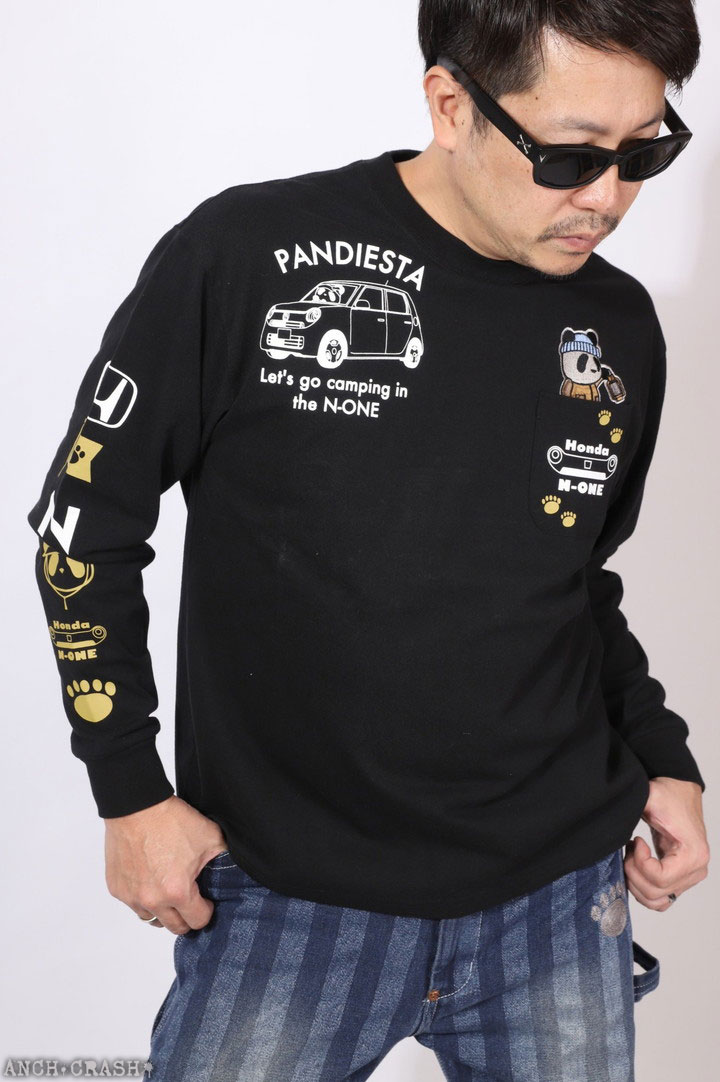 楽天市場】HONDA×PANDIESTA N-ONE GO TO CAMP ロンTEE 595501 パンディ