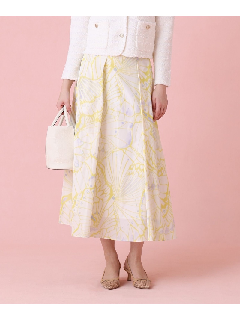 楽天市場】【SALE／40%OFF】バタフライプリントタック スカート ANAYI