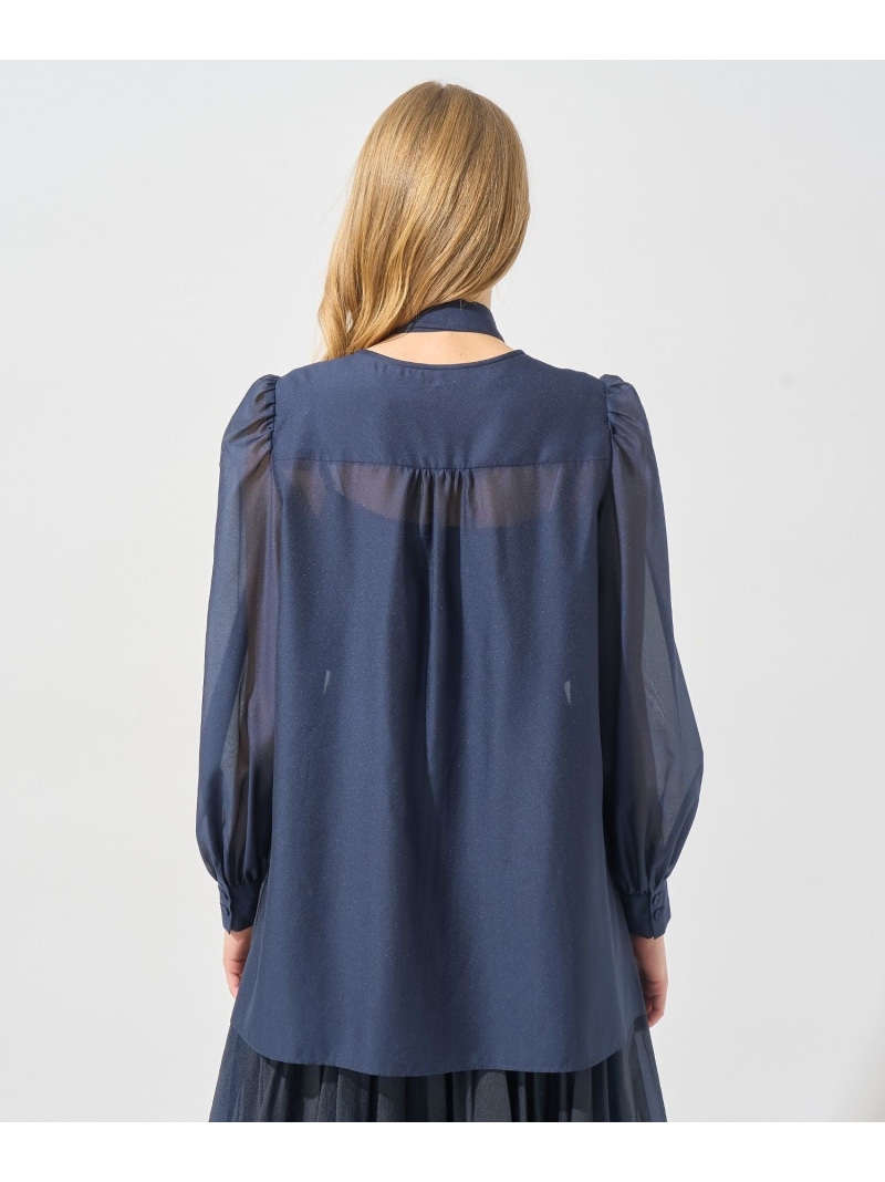 楽天市場】【Eternal Line 2025】シアーオーガンジーボウタイ ブラウス