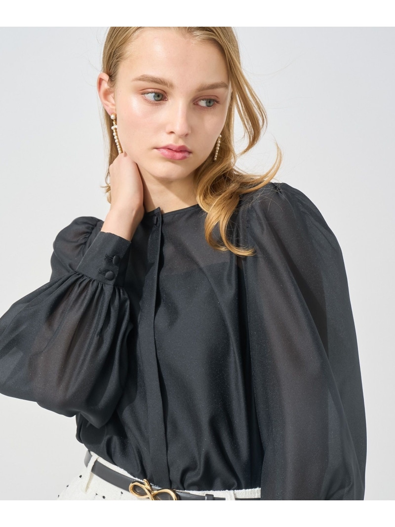 楽天市場】【Eternal Line 2025】シアーオーガンジーボウタイ ブラウス