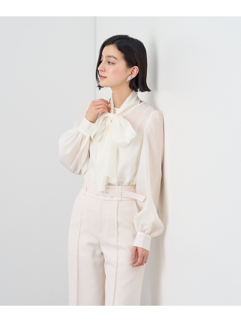 楽天市場】【Eternal Line 2025】シアーオーガンジーボウタイ ブラウス