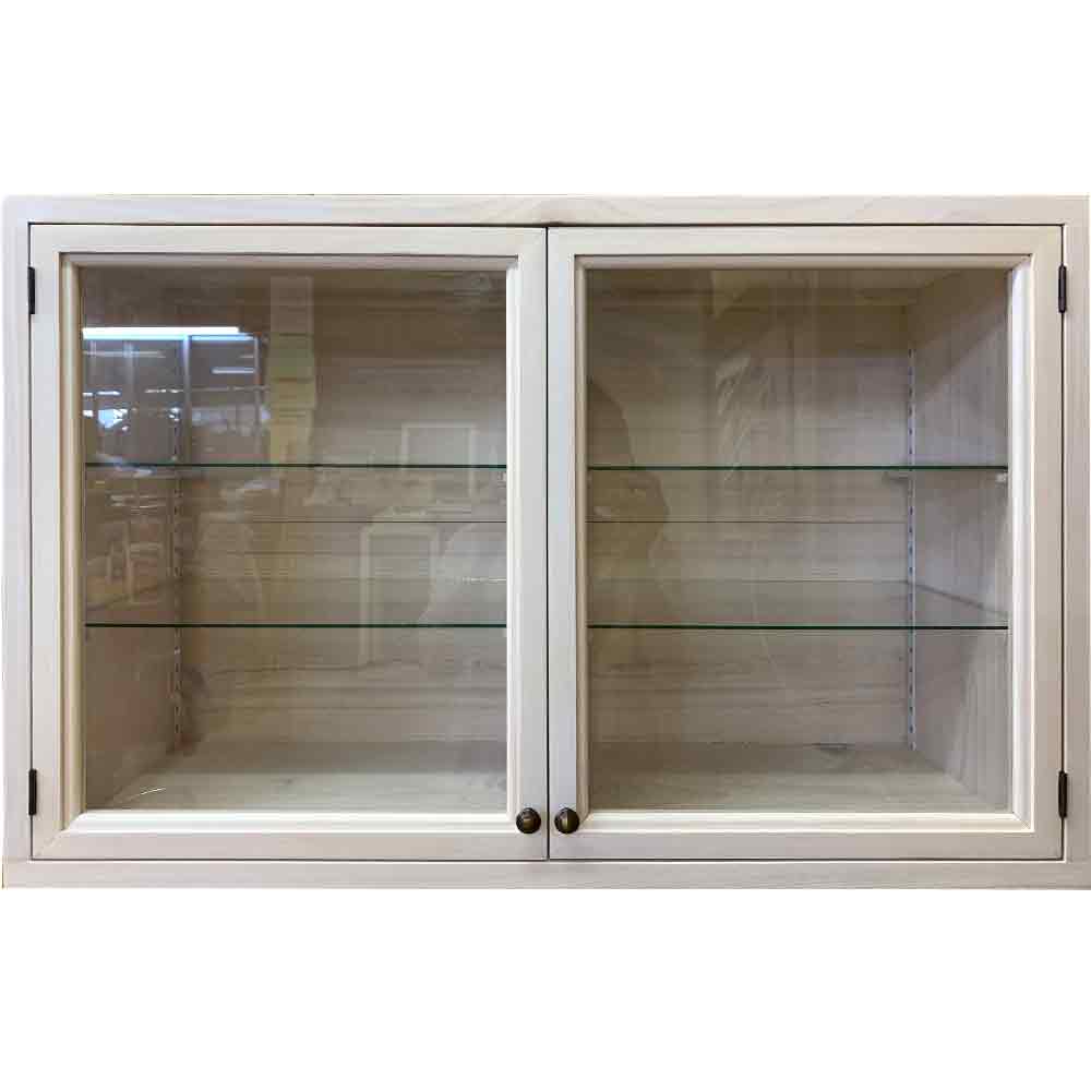 楽天市場】【期間限定10％OFF】吊り戸棚 ホワイトステイン 78x30x50cm