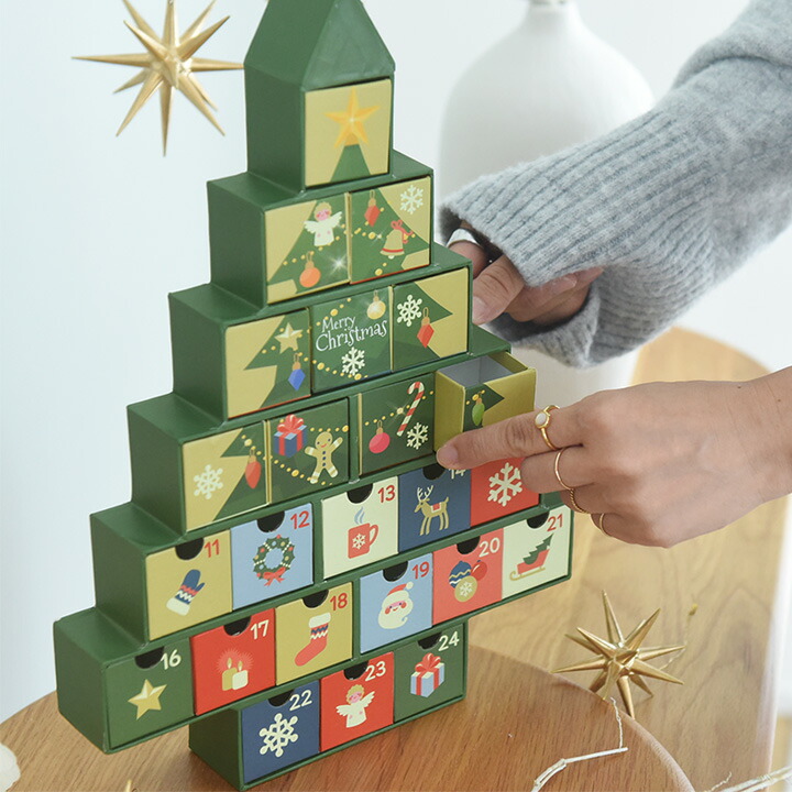 楽天市場】ペーパーボックス カレンダー/アドベント カレンダー お菓子