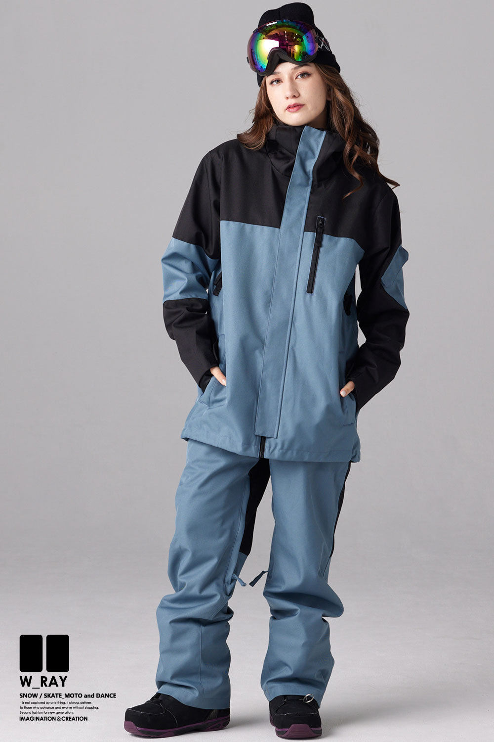 楽天市場】スノーボード ウェア レディース 上下セット スノボウェア