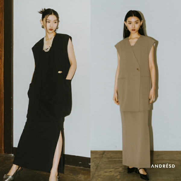 楽天市場】【公式】 ANDRESD アンドレスド 【 back sheer gilet setup