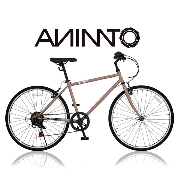 楽天市場】【ANIMATOアニマート】クロスバイク SURFY(サーフィー) 26