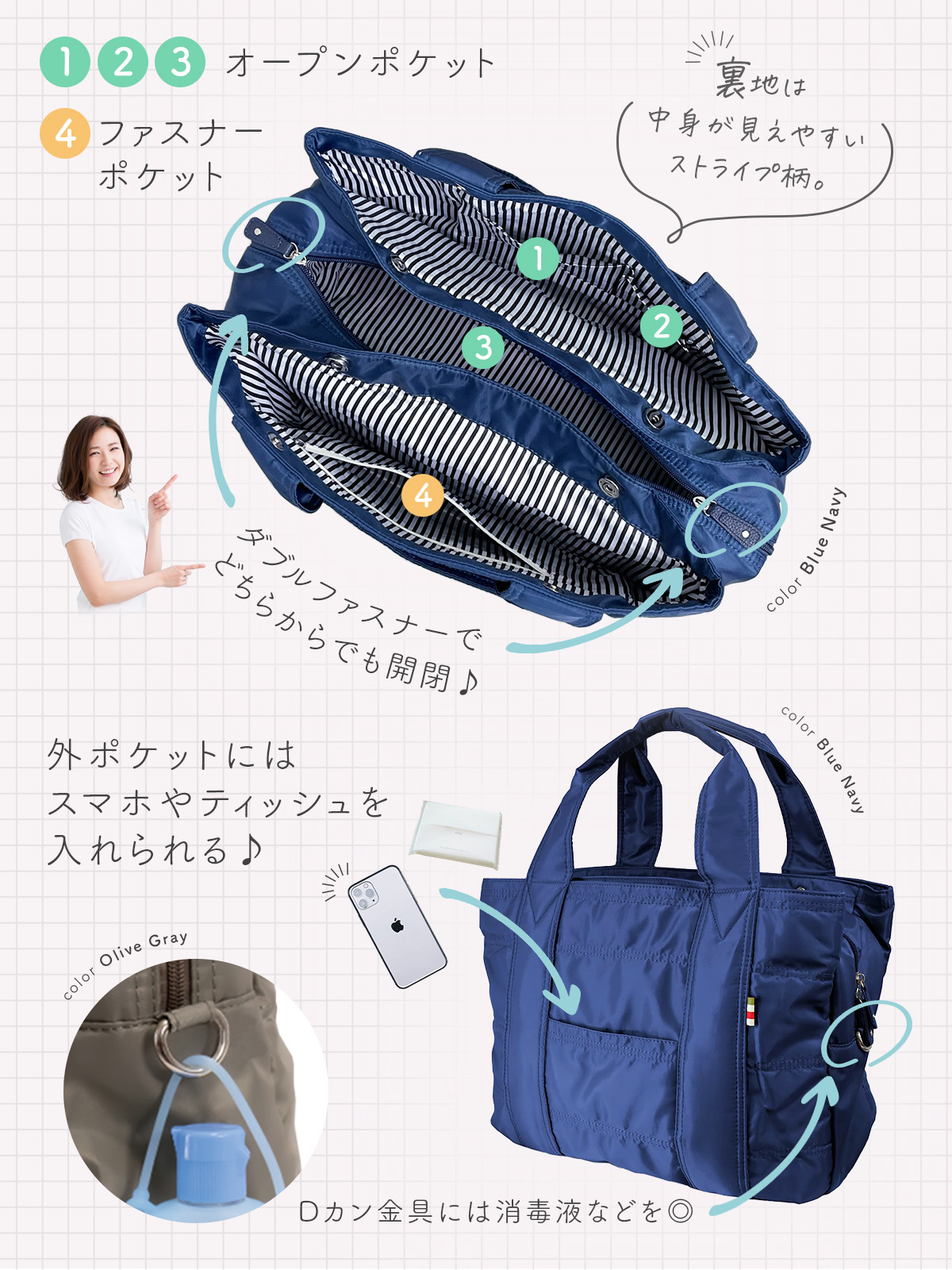 楽天市場】＼今だけ☆限定クーポン！／ マザーズバッグ 【楽天1位☆TV