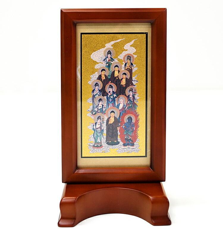 楽天市場】新世紀軸[十三仏] 大師なし〔金地〕小サイズ［ローズ