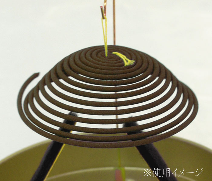 楽天市場】【渦巻線香】【糸付タイプ】風韻[沈香]糸付き渦巻き線香5巻