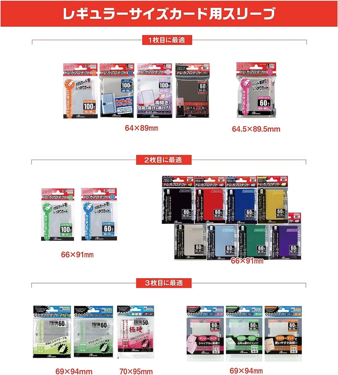 楽天市場】トレカプロテクト ハードタイプ レギュラーサイズ用 日本製