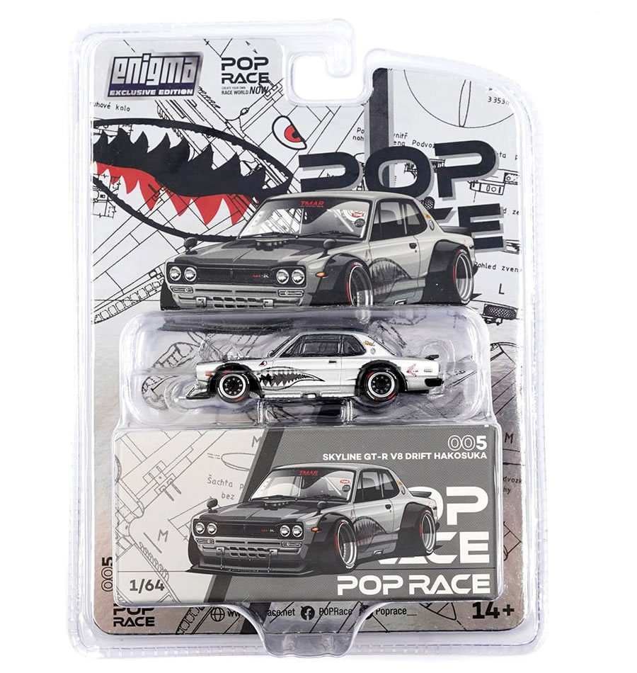 楽天市場】POP RACE x Enigma 1/64 日産 スカイライン KPGC10 GT-R