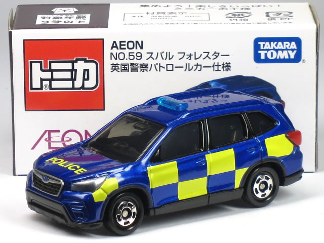 楽天市場】特注トミカ AEON No.59 スバル フォレスター 英国警察