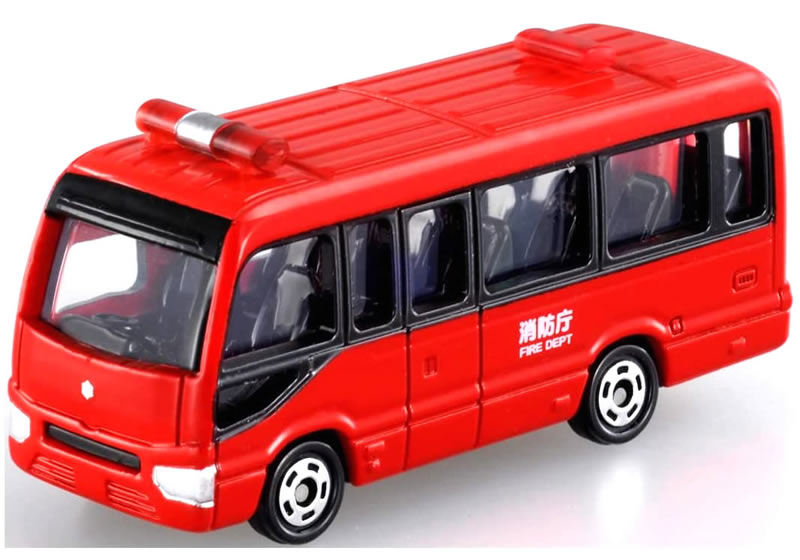 楽天市場】【単品】トミカ トヨタ コースター 消防庁 救急人員輸送車