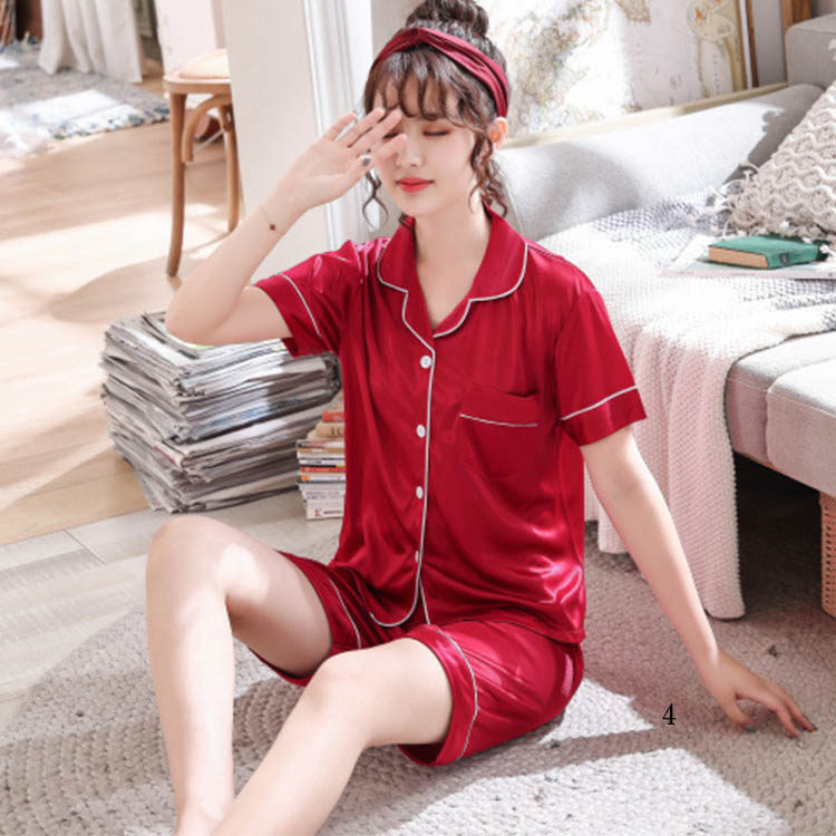 楽天市場】2点セット 無地 パジャマ レディース かわいい 合成シルク